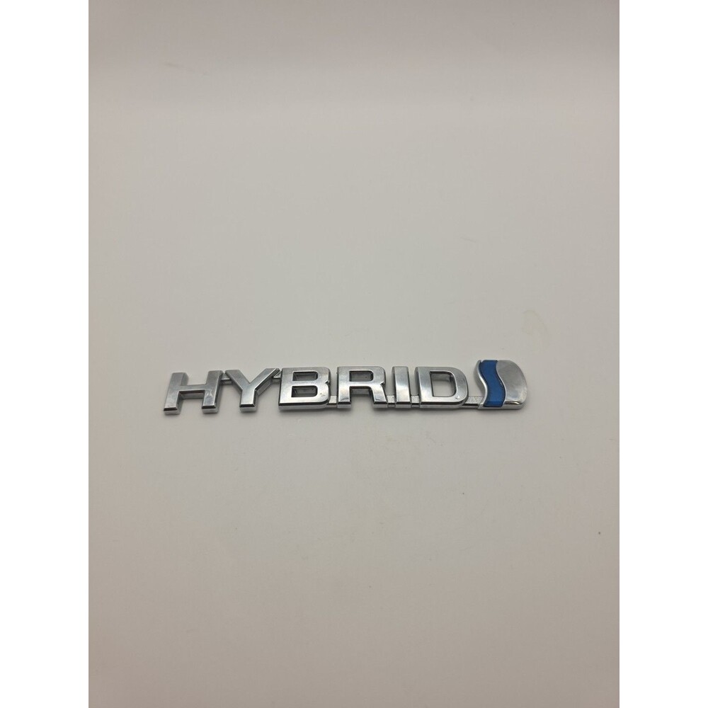 07 08 09 TOYOTA PRIUS HYBRID LEFT FENDER CHROME EMBLEM BADGE SYMBOL OEM (2008)